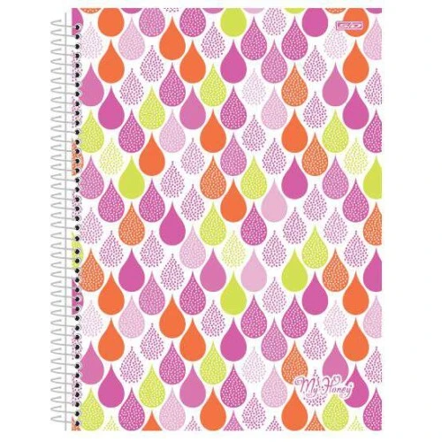 Caderno Universitário 10 Matérias My Honey 160 Folhas - São Domingos
