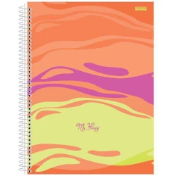 Caderno Universitário 10 Matérias My Honey 160 Folhas - São Domingos