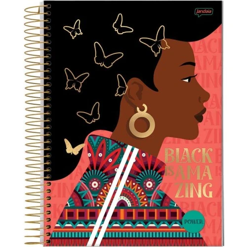 Caderno Universitário 10 Matérias Power 160 Folhas - Jandaia