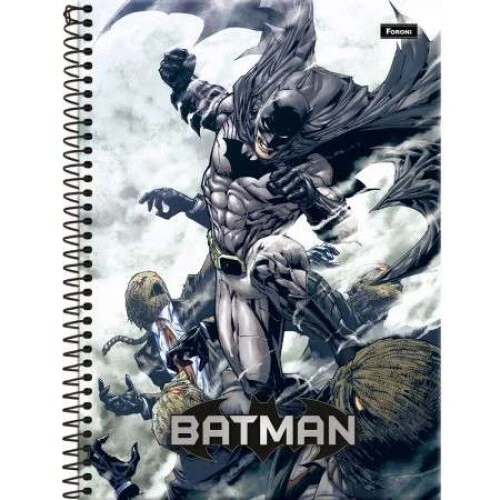 Caderno Universitário 15 matérias Batman 240 Folhas  Foroni