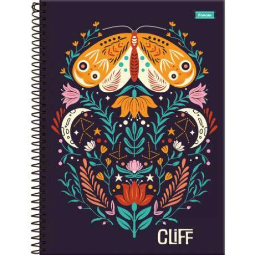 Caderno Cliff Feminino 160 Folhas - Foroni