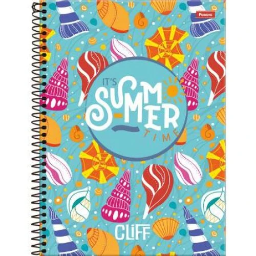 Caderno Cliff Feminino 160 Folhas - Foroni