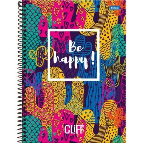 Caderno Cliff Feminino 160 Folhas - Foroni