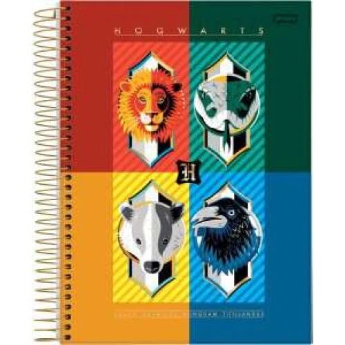 Caderno Universitário 10m Harry Potter 200 Folhas - Jandaia