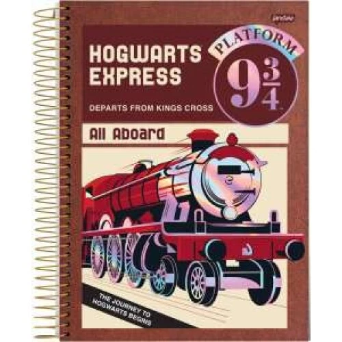 Caderno Universitário 10m Harry Potter 200 Folhas - Jandaia