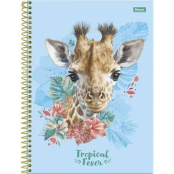 Caderno Universitário 101 Tropical Ferver 160 Folhas - Foroni