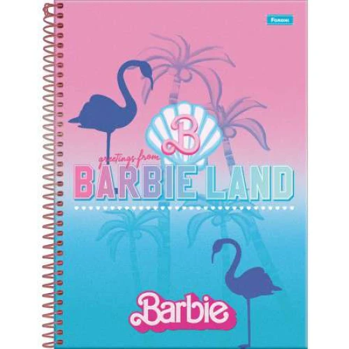 Caderno Universitário Barbie The Moivie 160 Folhas - Foroni