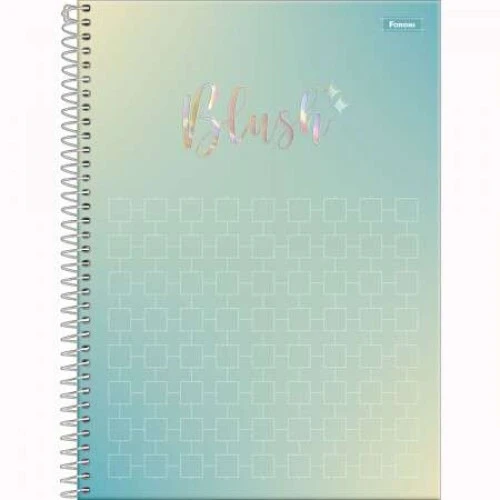 Caderno Espiral Blush 80 Folhas Pequeno - Foroni Caderno Espiral Blush 80 Folhas Pequeno - Foroni