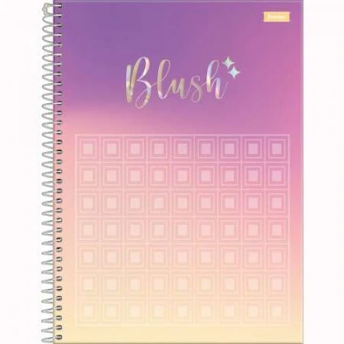 Caderno Espiral Blush 80 Folhas Pequeno - Foroni Caderno Espiral Blush 80 Folhas Pequeno - Foroni