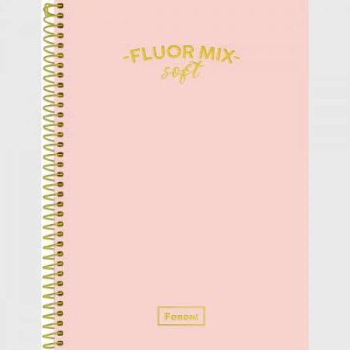Caderno Universitário Fluor Mix Soft 80 Folhas - Foroni