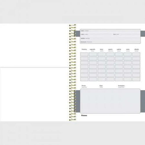 Caderno Universitário Fluor Mix Soft 80 Folhas - Foroni