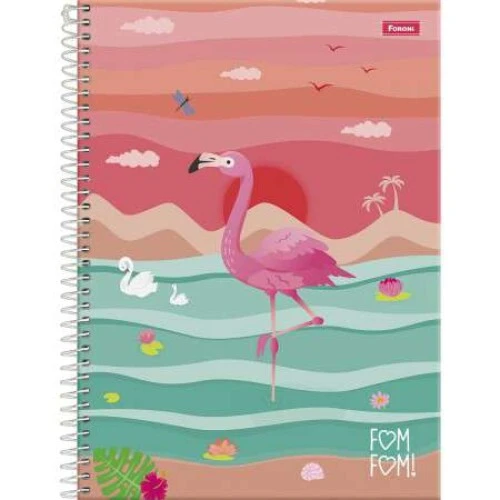 Caderno Universitário Fom Fom 101 160 Folhas - Foroni