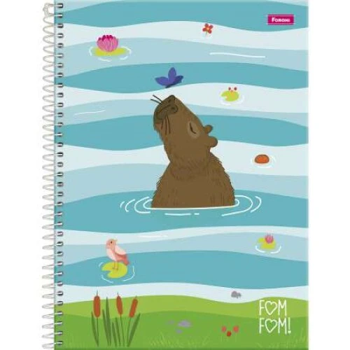 Caderno Universitário Fom Fom 101 160 Folhas - Foroni