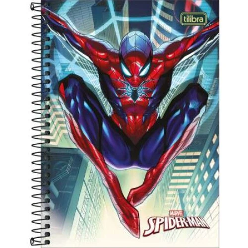 Caderno Universitário Homem Aranha 80 Folhas - Tilibra