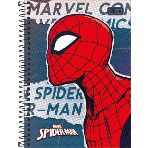 Caderno Universitário Homem Aranha 80 Folhas - Tilibra