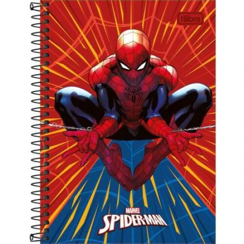 Caderno Universitário Homem Aranha 80 Folhas - Tilibra
