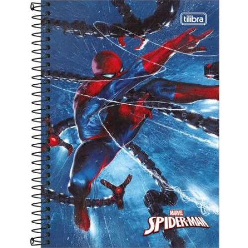 Caderno Universitário Homem Aranha 80 Folhas - Tilibra