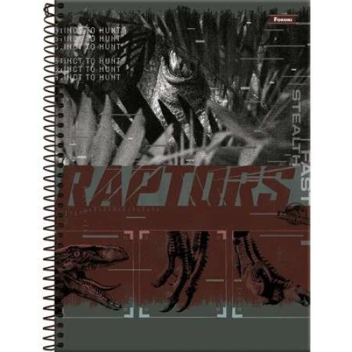 Caderno Universitário Jurassic World - Foroni Caderno Universitário Jurassic World - Foroni