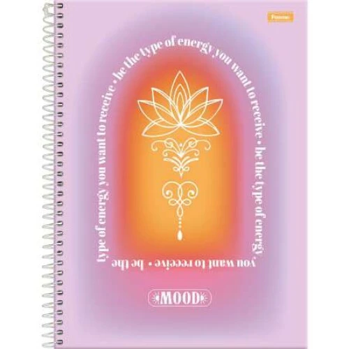 Caderno Universitário Mood 10 matérias 160 Folhas - Foroni