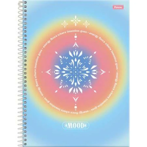 Caderno Universitário Mood 10 matérias 160 Folhas - Foroni