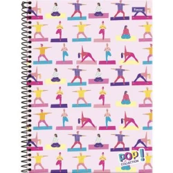 Caderno Universitário Pop Collection 1 matéria 96 Folhas - Foroni