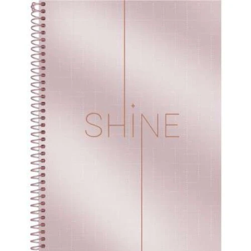 Caderno Universitário Shine Metálico - Foroni