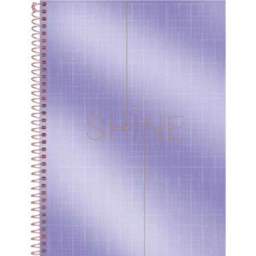 Caderno Universitário Shine Metálico - Foroni