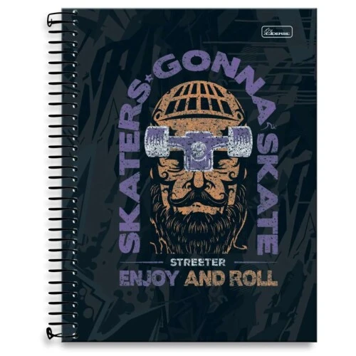 Caderno Universitário Streeter 10 matérias 160 Folhas - Cadersil