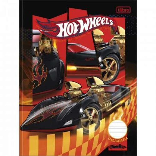 Caderno de Caligrafia Brochur Hot Wheels 40 folhas - Tilibra