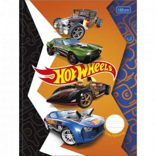 Caderno de Caligrafia Brochur Hot Wheels 40 folhas - Tilibra