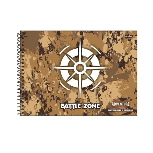 Caderno de Desenho Adventure 80 Folhas - Jandaia