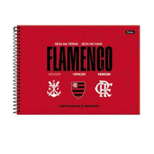 Caderno de Desenho Flamengo 80 Folhas - Foroni