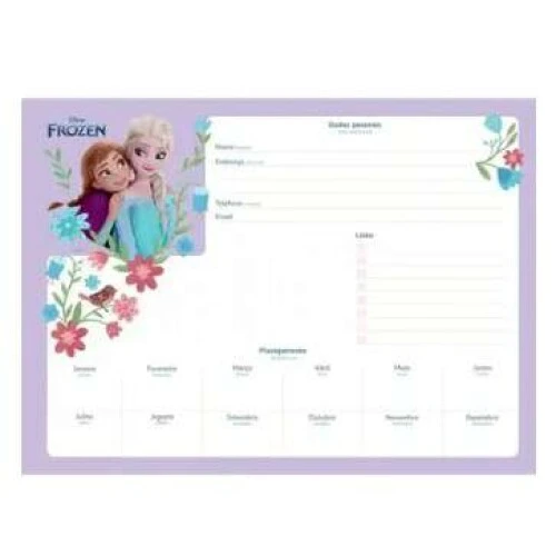 Caderno de Desenho Frozen 80 Folhas - Jandaia