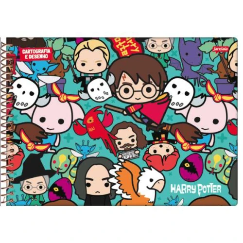 Caderno de Desenho Harry Potter 96 Folhas - Jandaia