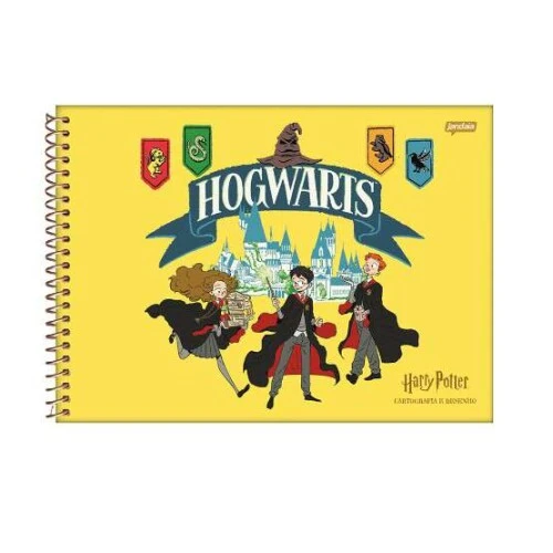 Caderno de Desenho Harry Potter 96 Folhas - Jandaia