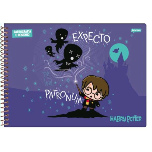 Caderno de Desenho Harry Potter 96 Folhas - Jandaia