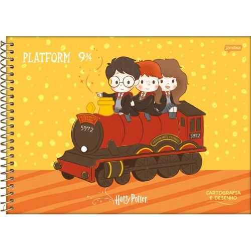 Caderno de Desenho Harry Potter 96 Folhas - Jandaia