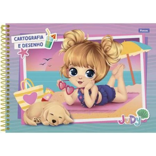 Caderno de Desenho Judy 80 Folhas - Foroni