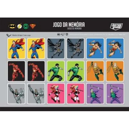Caderno de Desenho Liga da Justiça 80 Folhas - Jandaia