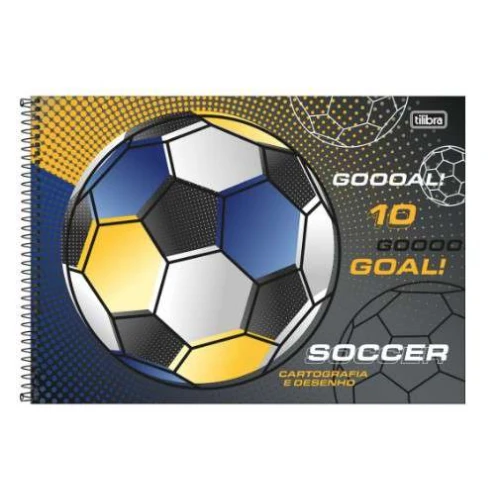 Caderno de Desenho Score Cartografia- Tilibra