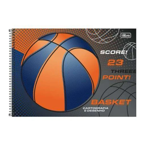 Caderno de Desenho Score Cartografia- Tilibra