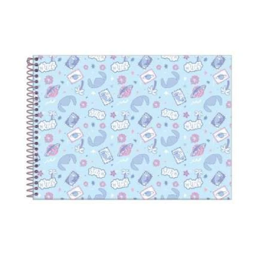 Caderno de Desenho Stitch 80 Folhas - Foroni