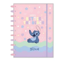 Caderno tilidisco Stitch 1 matéria 80 Folhas  Foroni