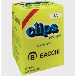 Caixa de Clips 4/0 420un - Bacchi