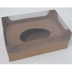 Caixa para Ovo de Colher Kraft 8x14,5x21