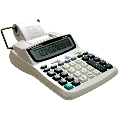 Calculadora LP25 Procalc com bobina Calculadora LP25 Procalc com bobina