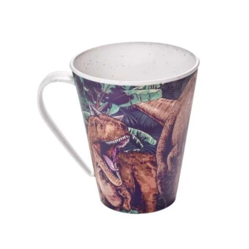 Caneca Plástica Dinossauro Word 360ml - Plasútil