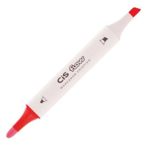 Caneta Criativo Cis Flow Duo Graf Vermelho N.36 - Cis