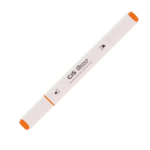 Caneta Criativo Duo Graf CIS Flow Laranja N.23