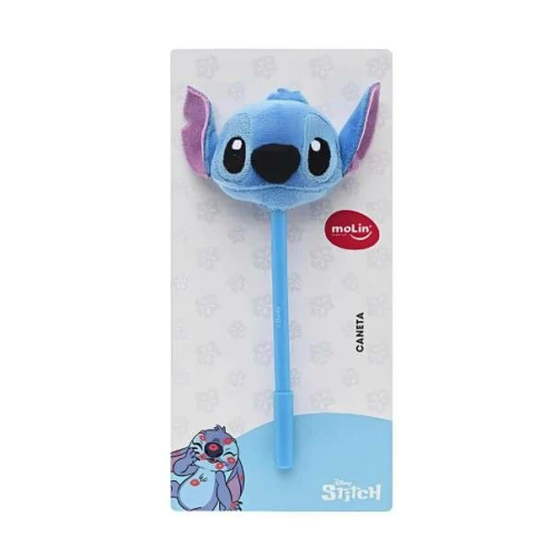 Caneta Esferográfica 0,7mm Face Plush Stitch- Molin